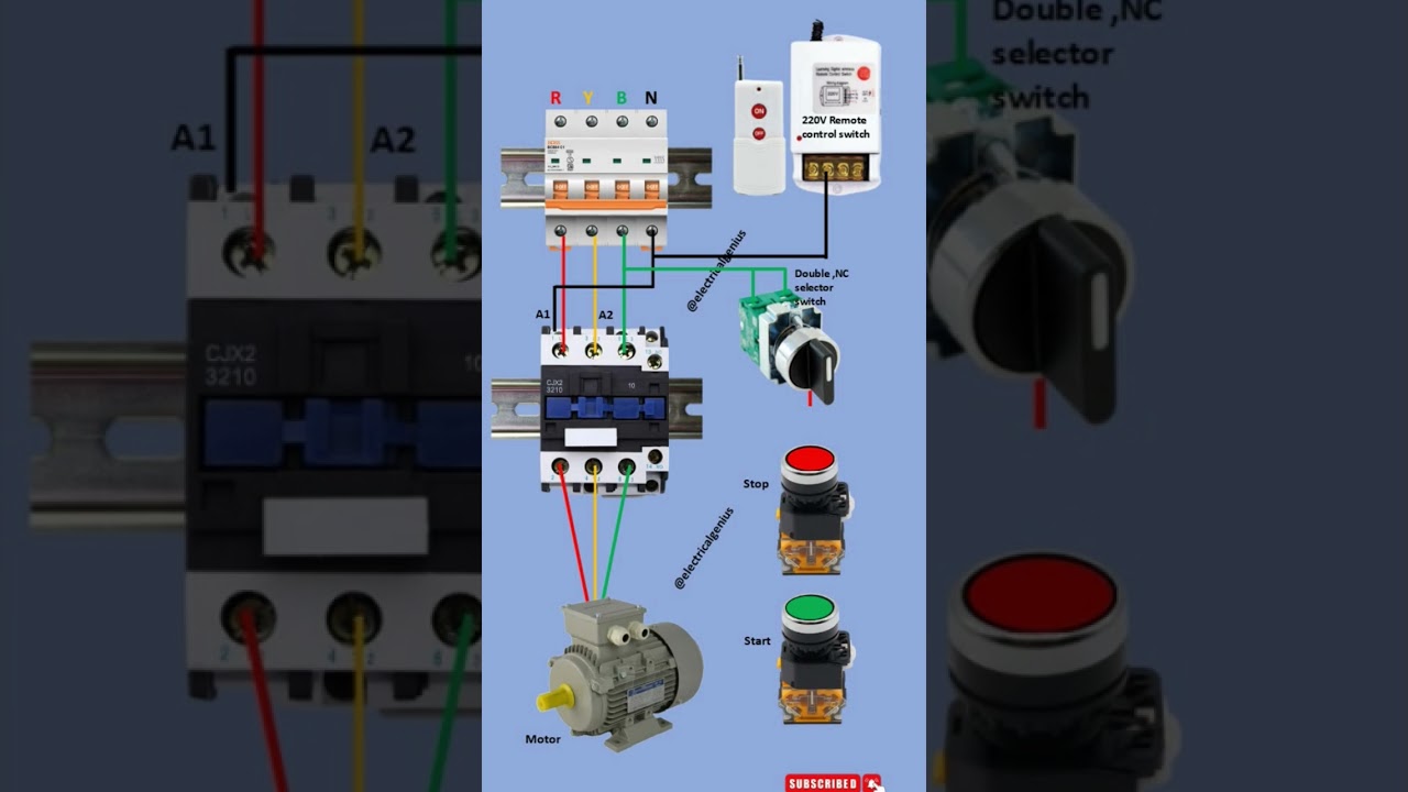 Remote control Motor wiring diagram | Remote control 
