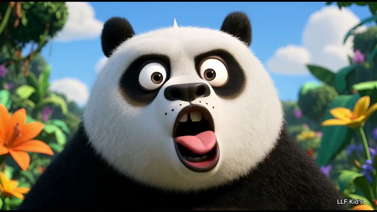 Cute Panda Video |चीकू पांडा और हँसता हुआ जंगल 🐼 | Cute Jungle Story for Kids in Hindi | Moral Story