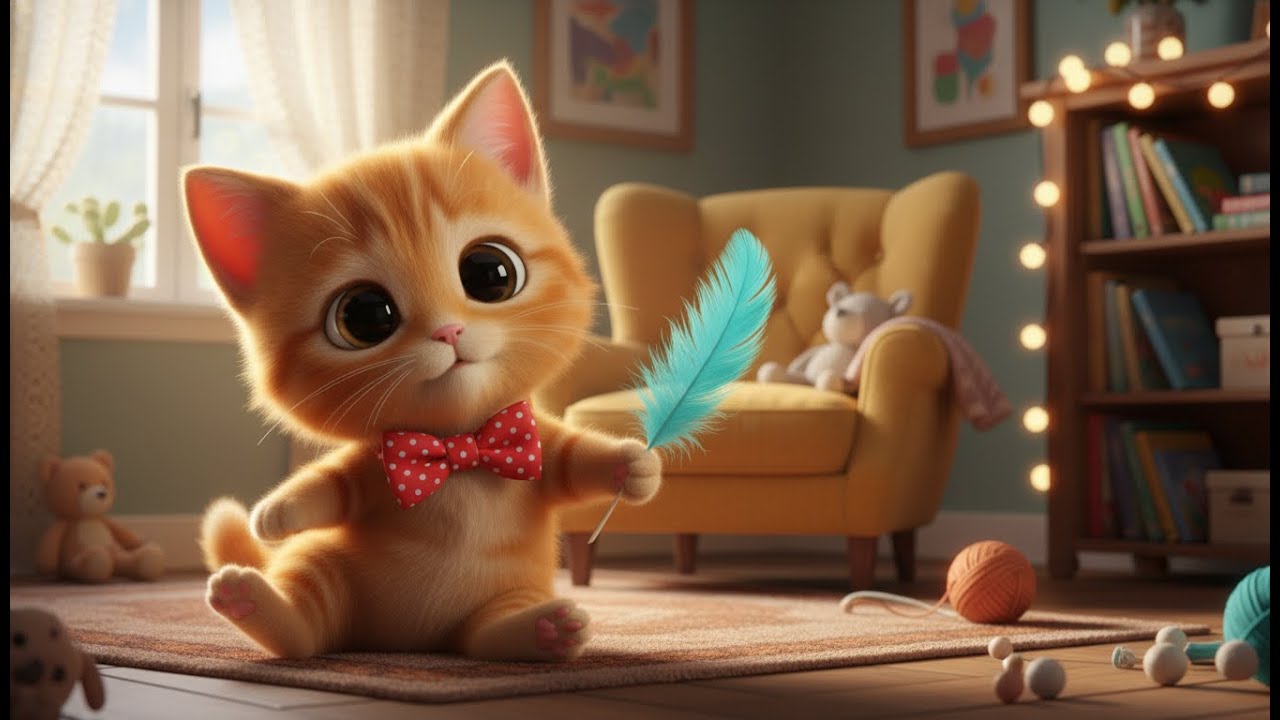 Pipkin's First Adventure: A Brave Cute Kitten Story