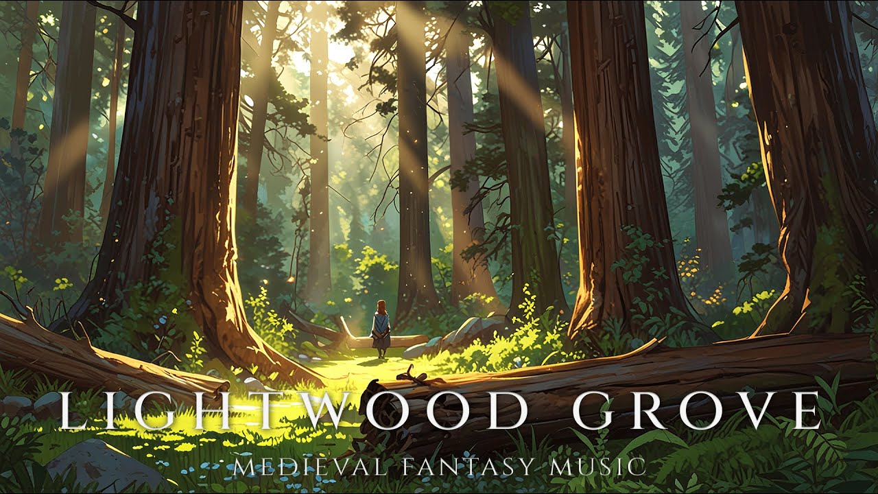 Lightwood Grove 🌿✨ Средневековая фэнтезийная музыка для сосредоточения и спокойствия
