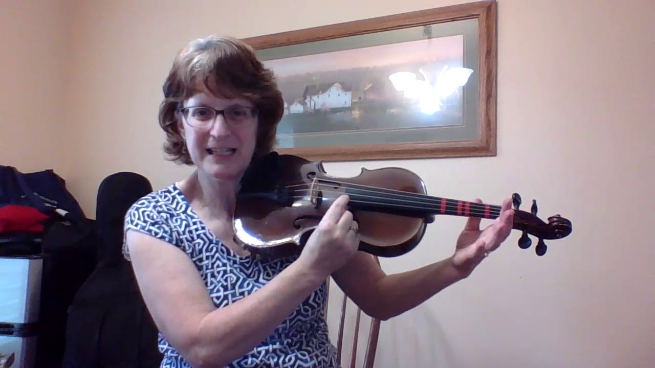 Warm up D scale- violin and viola