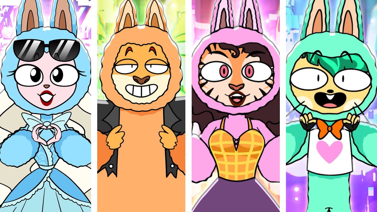 Rocky Rakoon's Labubu Zimono Party // Funny Animation Meme 