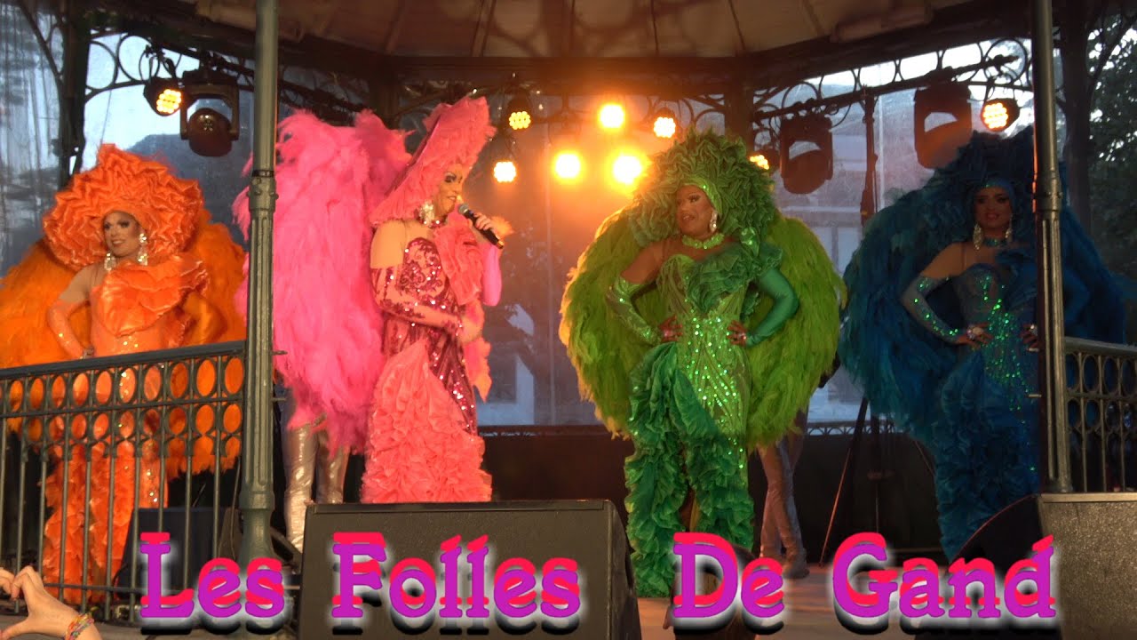 samenvatting van travestie show van Les Folles De Gand