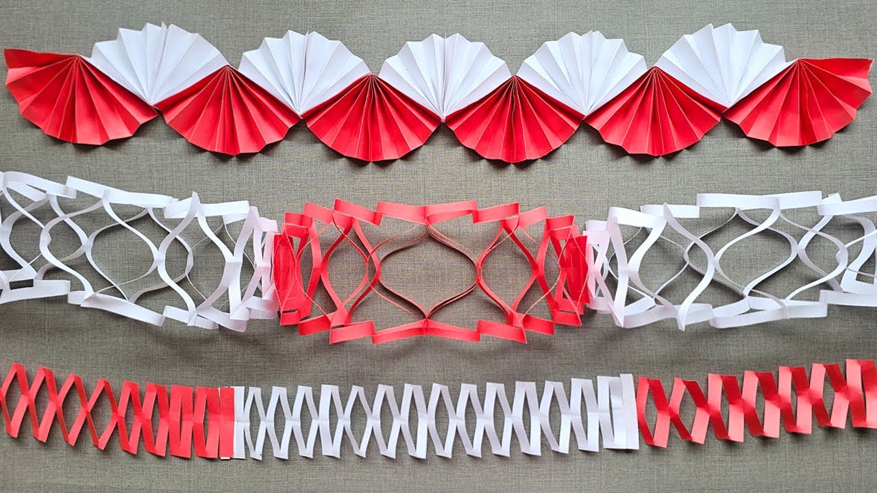😍Adornos F&aacute;ciles De Papel Para las fiestas patrias Per&uacute;😍 Decoraciones f&aacute;ciles para fiestas Patrias
