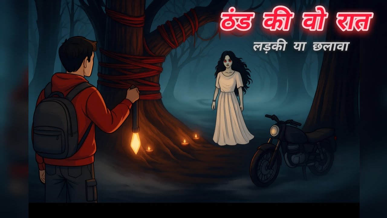ठंड की वो रात | thand ki wo raat | #dreamnightcartoonstory #viral #horrorstory