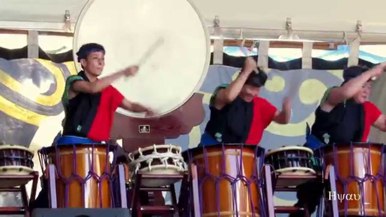 Jodaiko ( all - women drummer) live #1 @ Powell Street Festival 2014 Vancouver