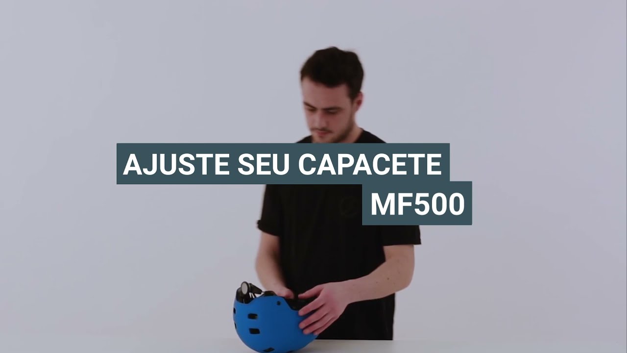 Como ajustar o seu capacete MF500 da Oxelo?