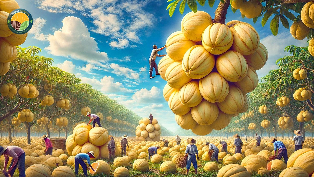 How Thai Farmers Harvest Langsat Fruit This Way: Langsat Farming | Farming Documentary
