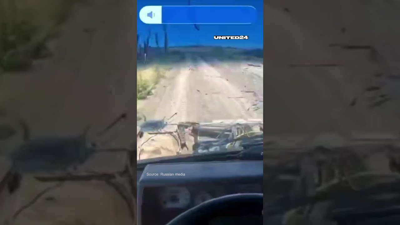Ukrainian FPV Drone Hits Vehicle Carrying Russian Troops #warinukraine
