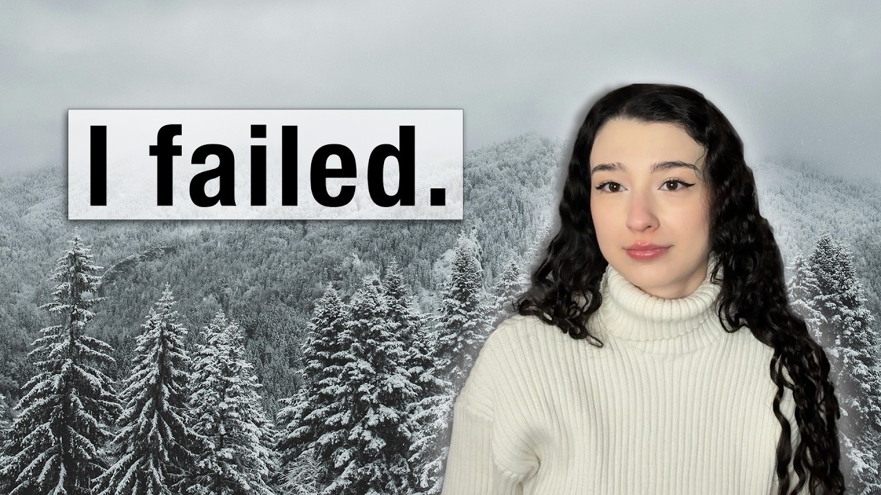 I failed this past year&ndash;let's talk about it
