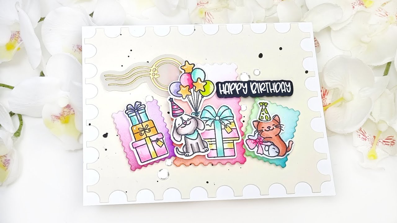 Such a Party Animal Stamp Set - Sweet Birthday Card