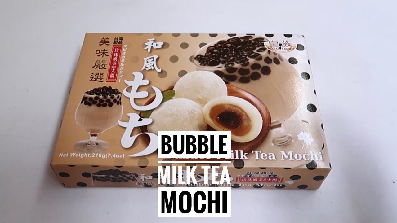 Bubble Milk Tea Mochi
