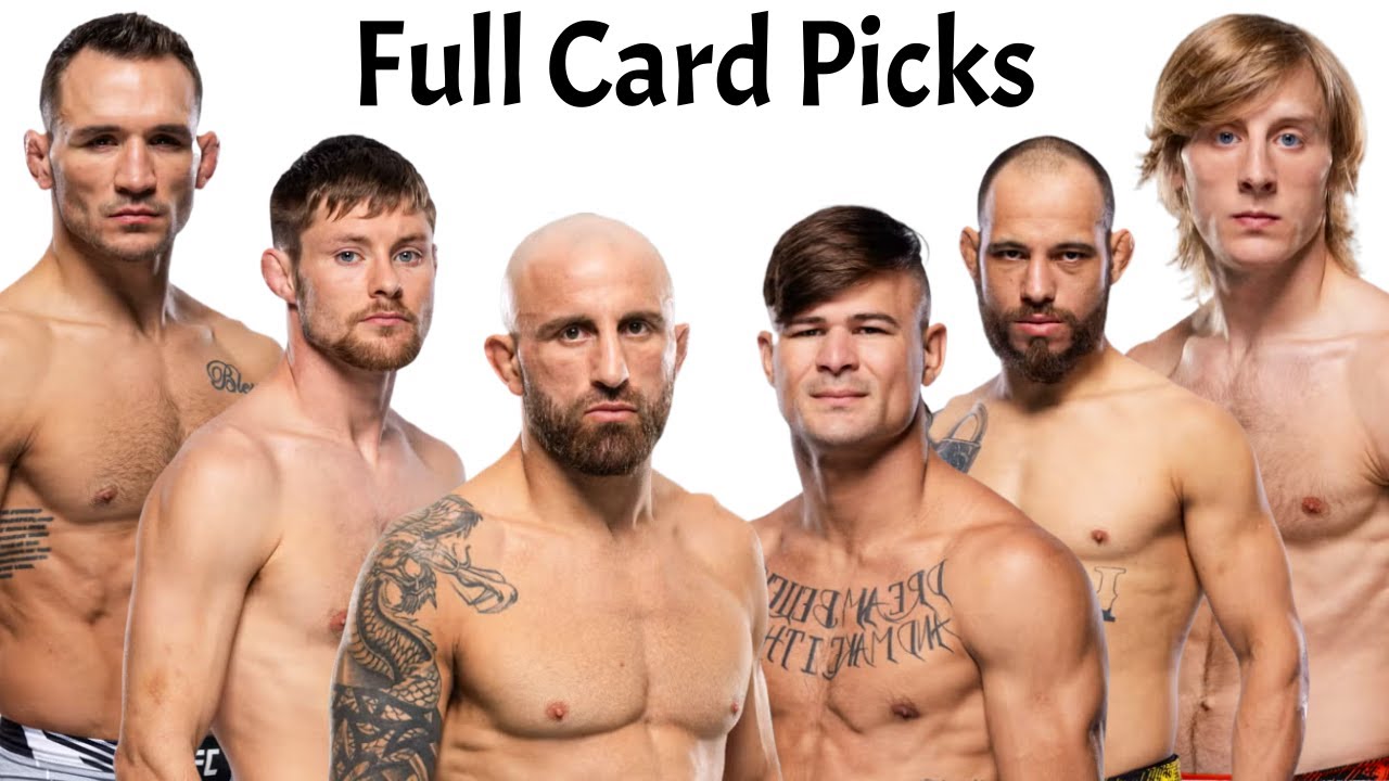 My Full Card Predictions & Breakdown For UFC 314
