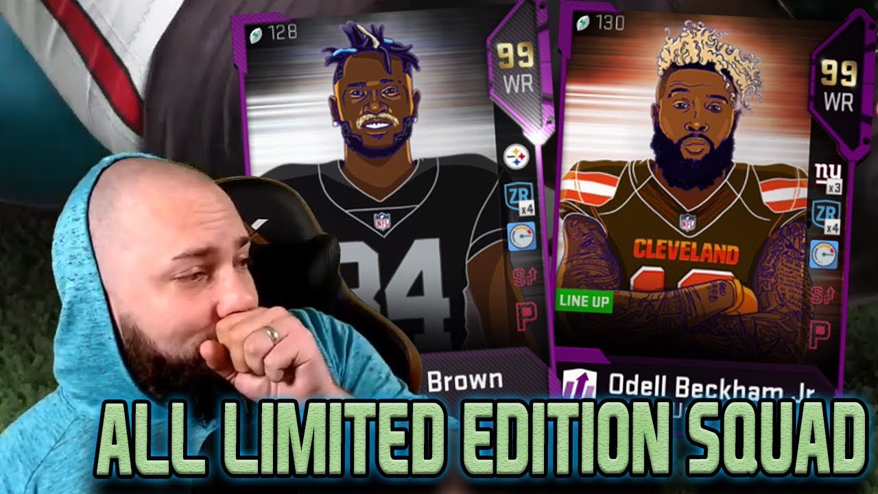 ALL LIMITED EDITION SQUAD BUILDER! MADDEN 19 ULTIMATE TEAM