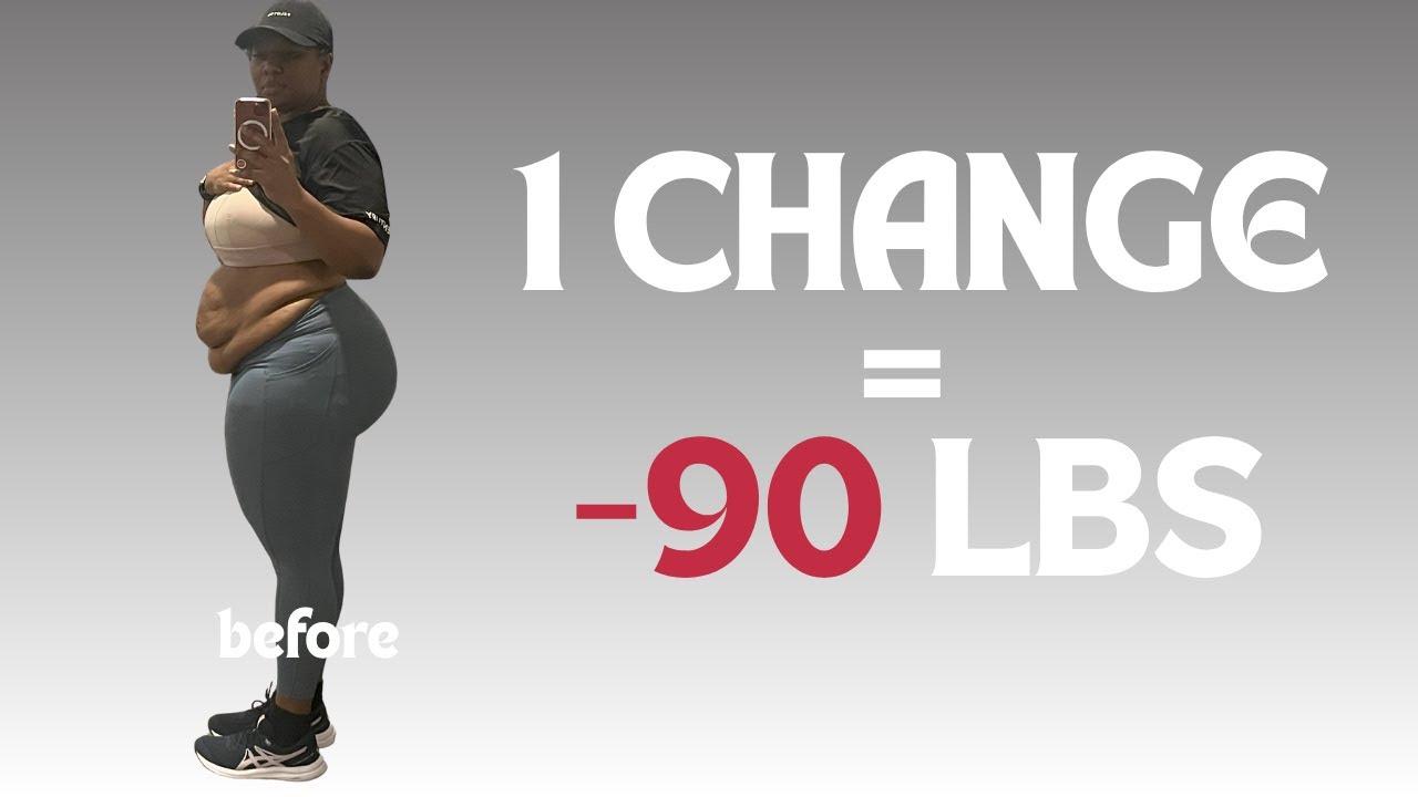 I Lost 90 pounds with This ONE Simple Change