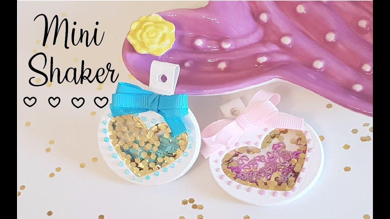 EMBELLECEDOR COLGANTE MINI SHAKER,TUTORIAL SCRAPBOOKING