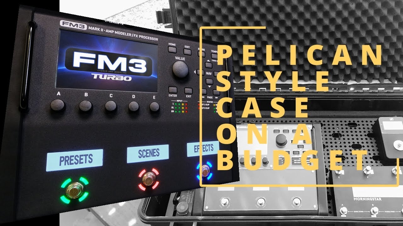 Budget Case for Fractal FM3 : Temple Audio Duo 24 pedalboard
