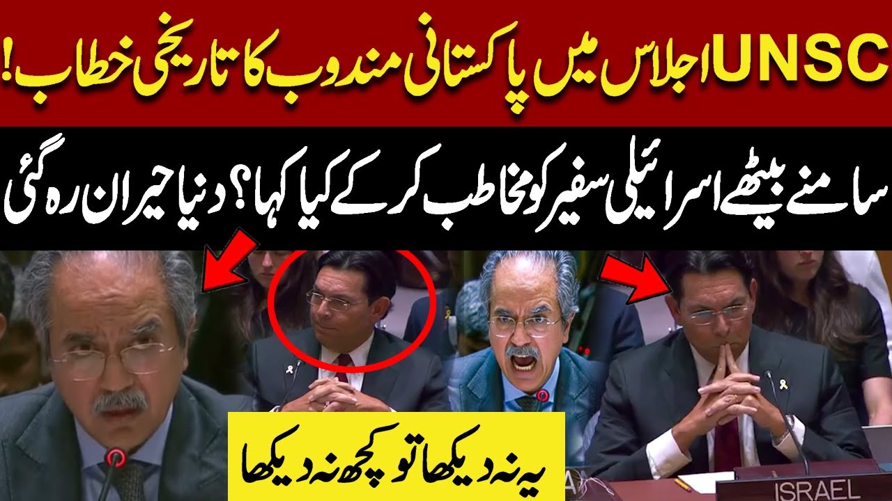 Pakistan vs Israel at UN | Heated Clash After Qatar Attack Debate | Pakistan News