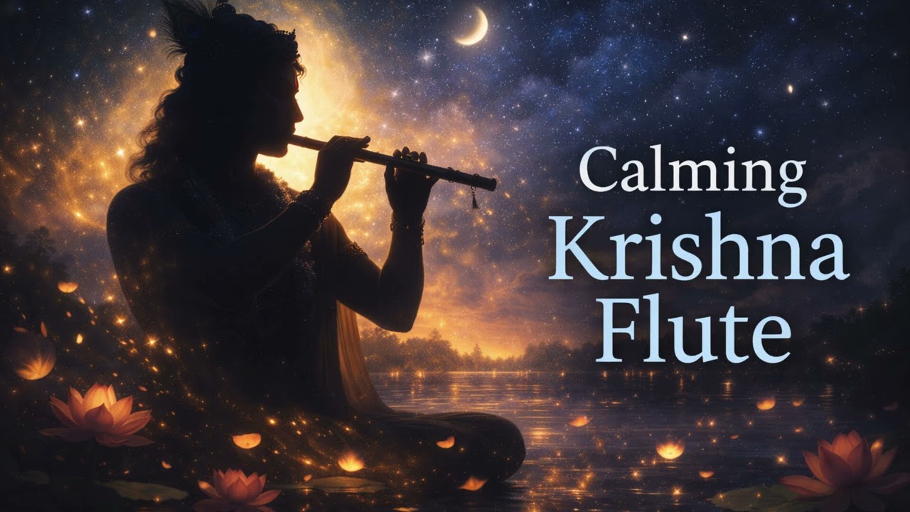 Krishna Flute Music 🎶 | Calming Bansuri for Sleep, Meditation & Deep Relaxation