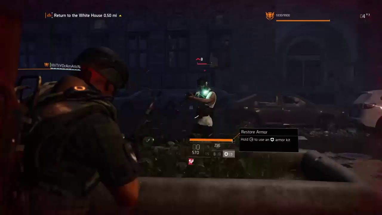 Division 2  permadeath (Hardcore)
