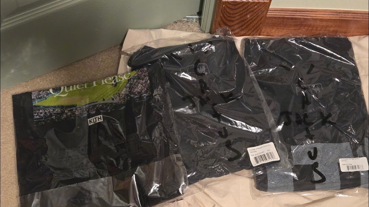 KITH X WILSON TEE, CACTUS JACK X WWE CM PUNK + OTC ROMAN REIGNS TEE + UNBOXING/REVIEW