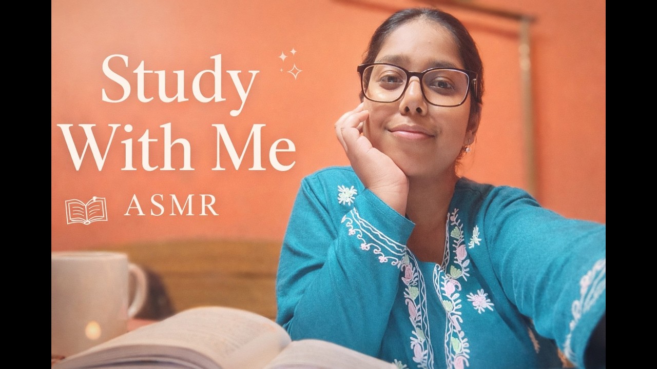 Study With Me ASMR ✍️⌨️ Writing, Keyboard Typing & Inaudible Whispering