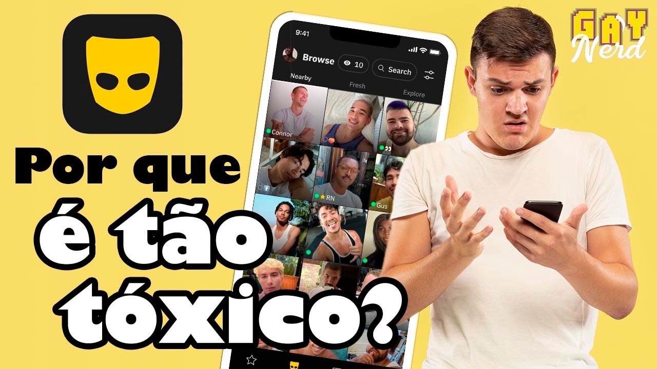 GRINDR: d&aacute; pra usar SEM ENLOUQUECER? │ canal GAY NERD