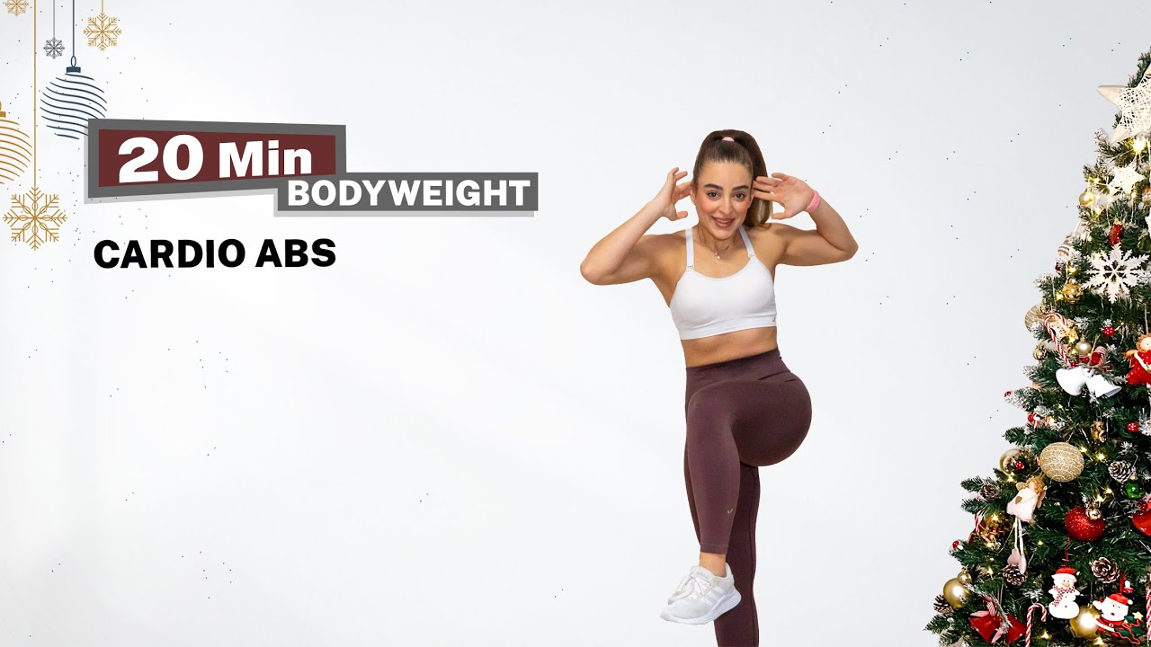20 MINUTE CARDIO ABS - BODY WEIGHT WORKOUT AT HOME  - NO EQUIPMENT - NO REPEAT