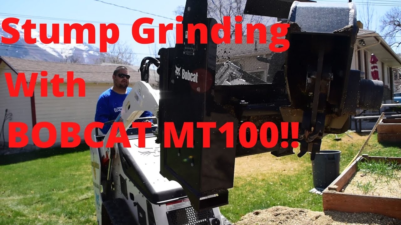 Stump Grinding With the MT100!!!