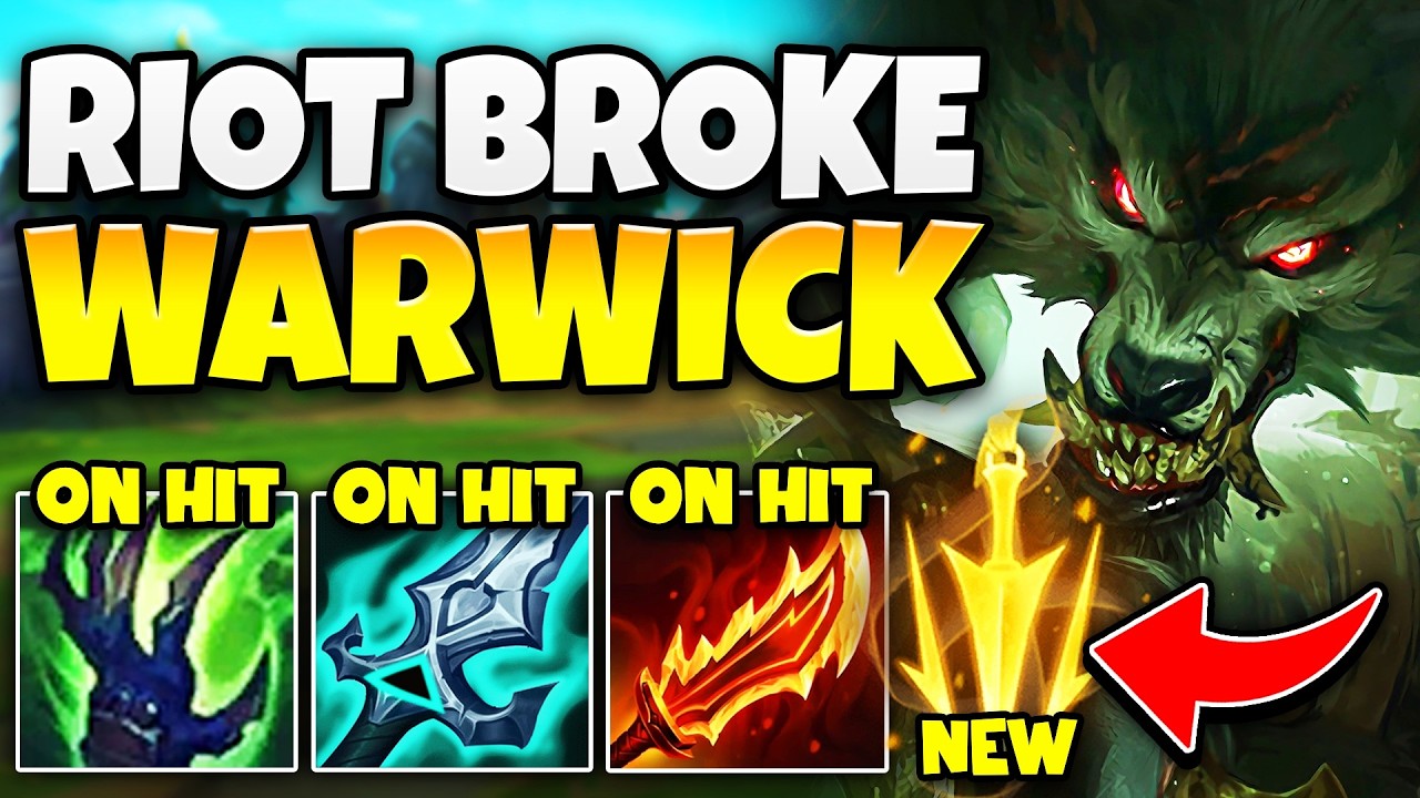 Riot just completely broke Warwick with this Lethal Tempo Rework... (TOP LANE BULLY)