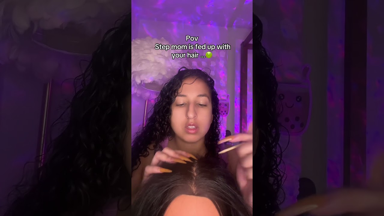 💤she&rsquo;s so frustrating #asmr #tingles #asmrsatisfyingsounds #asmrsatisfying #fyp #relax #hairplay