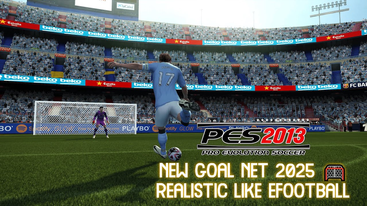 🥅 PES 2013 REALISTIC GOAL NET MOD 2025 🎯 Most Realistic Ever Like eFootball!