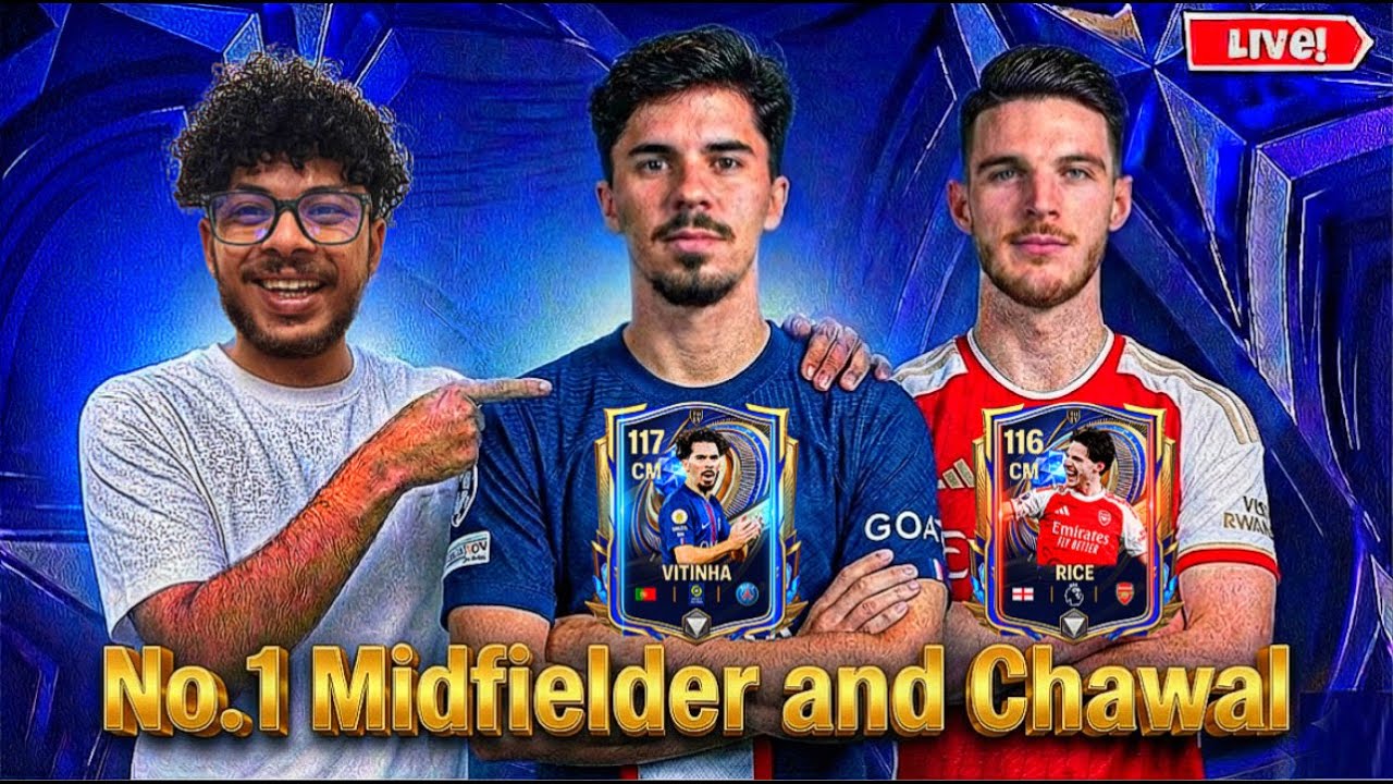 🔴 FC Mobile LIVE || VITINHA & RICE In TEAM ☠️ TOTY 🔥