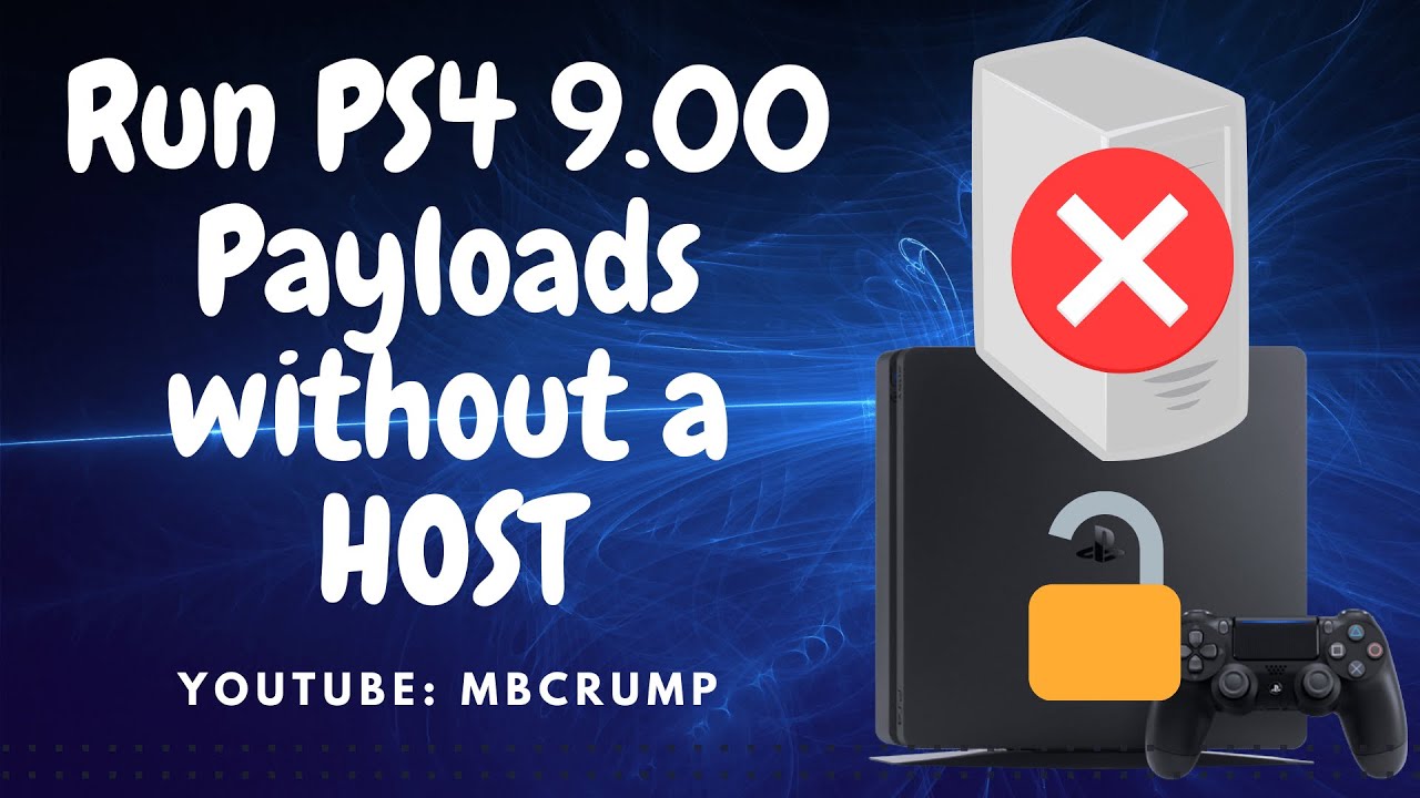 Run PS4 9.00 Jailbreak Payloads without a HOST