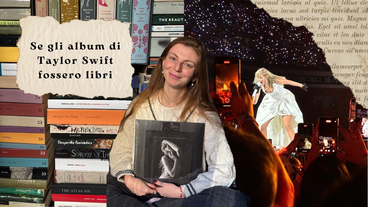 Se gli album di Taylor Swift fossero libri