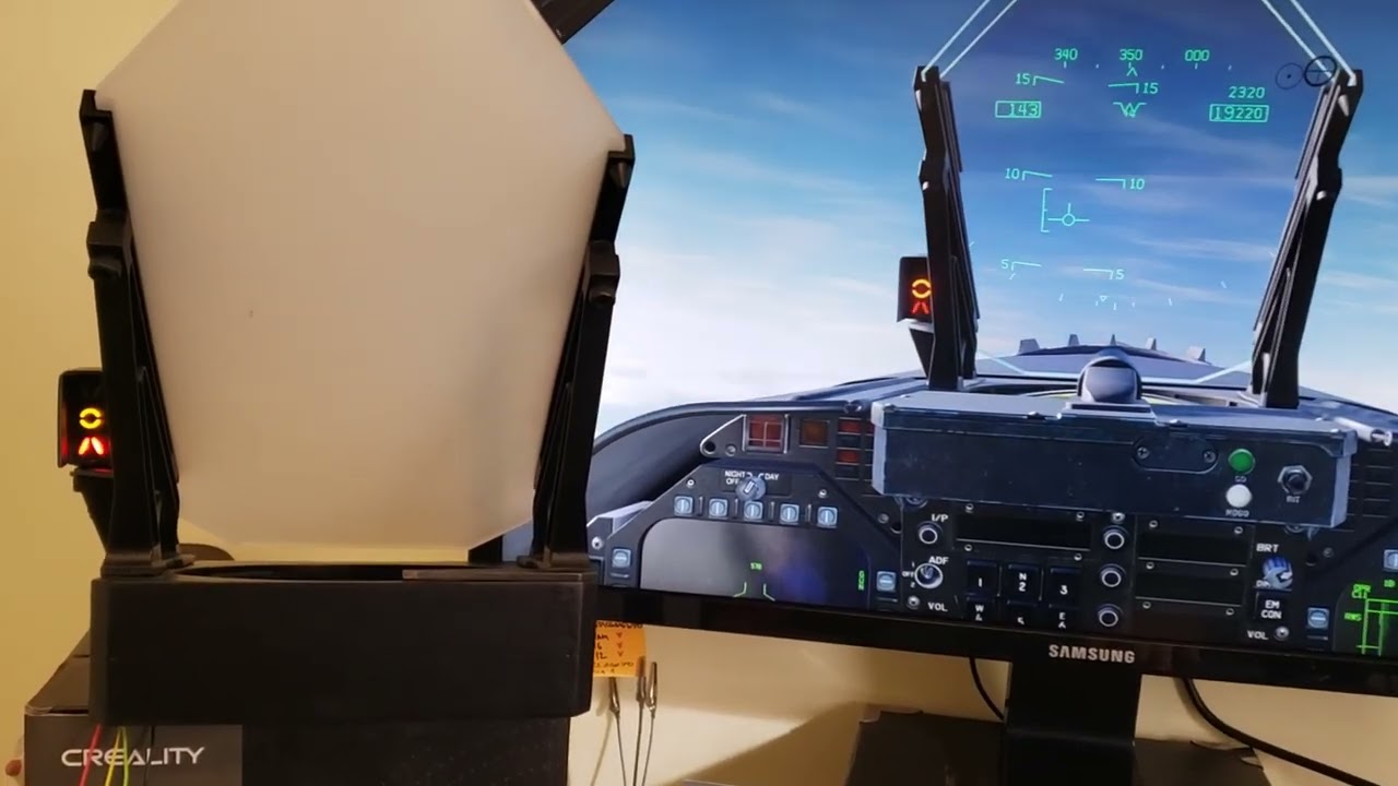F/A 18-C HUD AOA Lights DCS