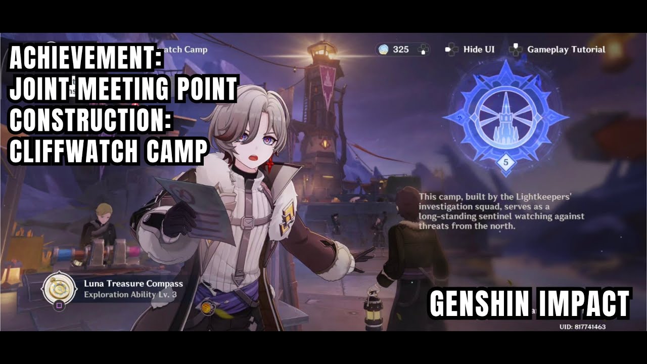 [Genshin Impact Achievement] Joint Meeting Point Construction: Cliffwatch Camp: Reach Max Level