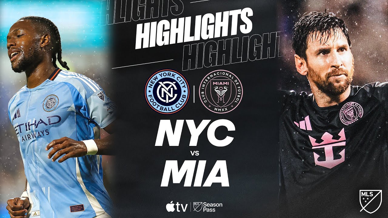 New York City FC vs. Inter Miami CF | Full Match Highlights | Audi MLS Cup Playoffs Clinched!