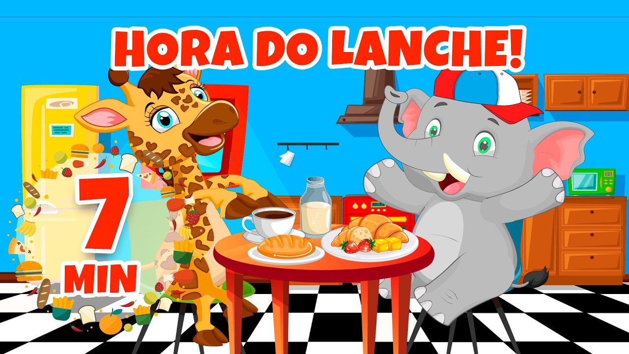 Hora do Lanche! - 7 min de Músicas Infantis com a Giramille