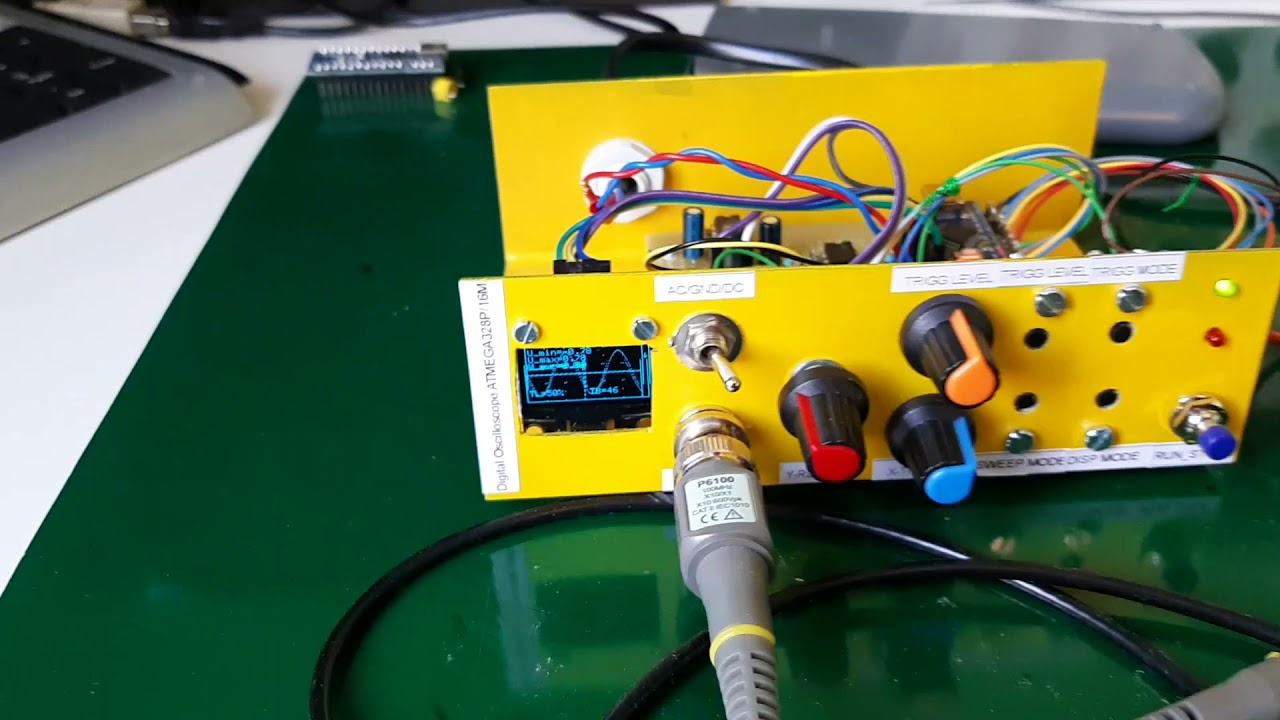 Oscyloskop Cyfrowy ATMEGA 328P/Arduino  NANO cz.2