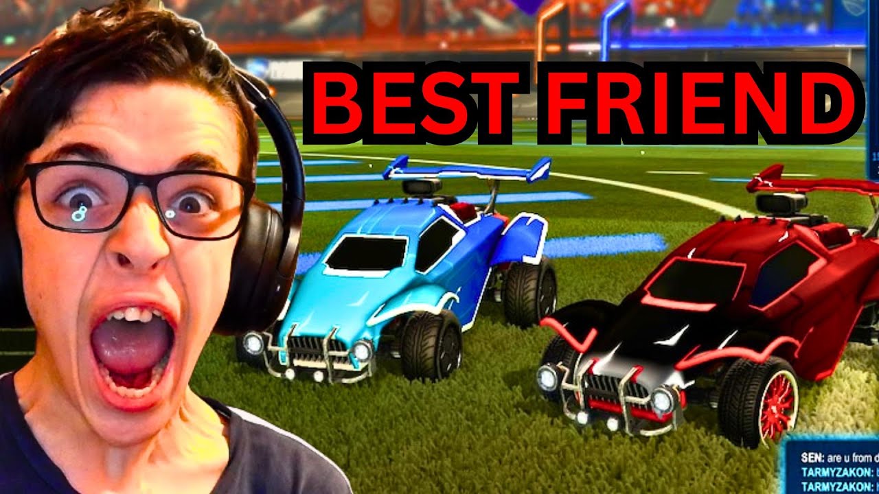 Playing Rocket League With My BEST FRIEND!