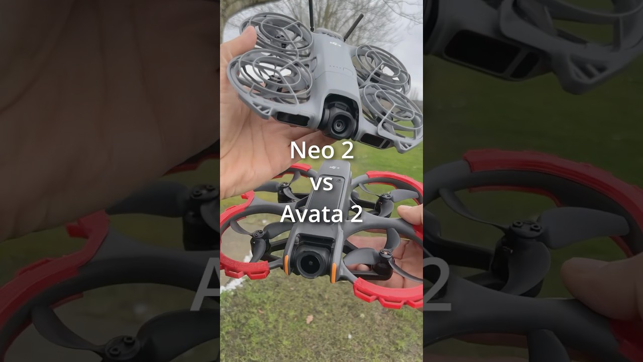 🔥DJI Neo 2 vs Avata 2: Better flight thru Gaps? 🚀#dji #drone #shorts