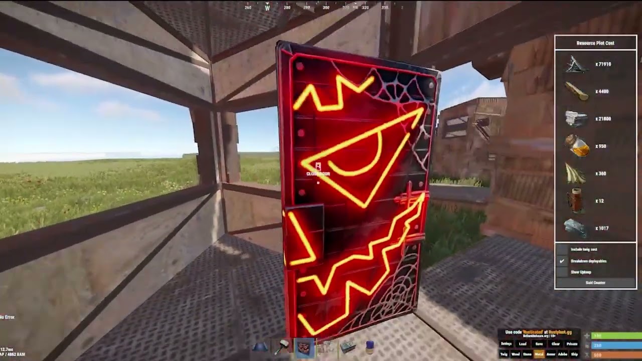 The Clubhouse - RUST Meta Zerg Base! 20 Man, Mountain roof + Funnel | Rust building tutorial 2024