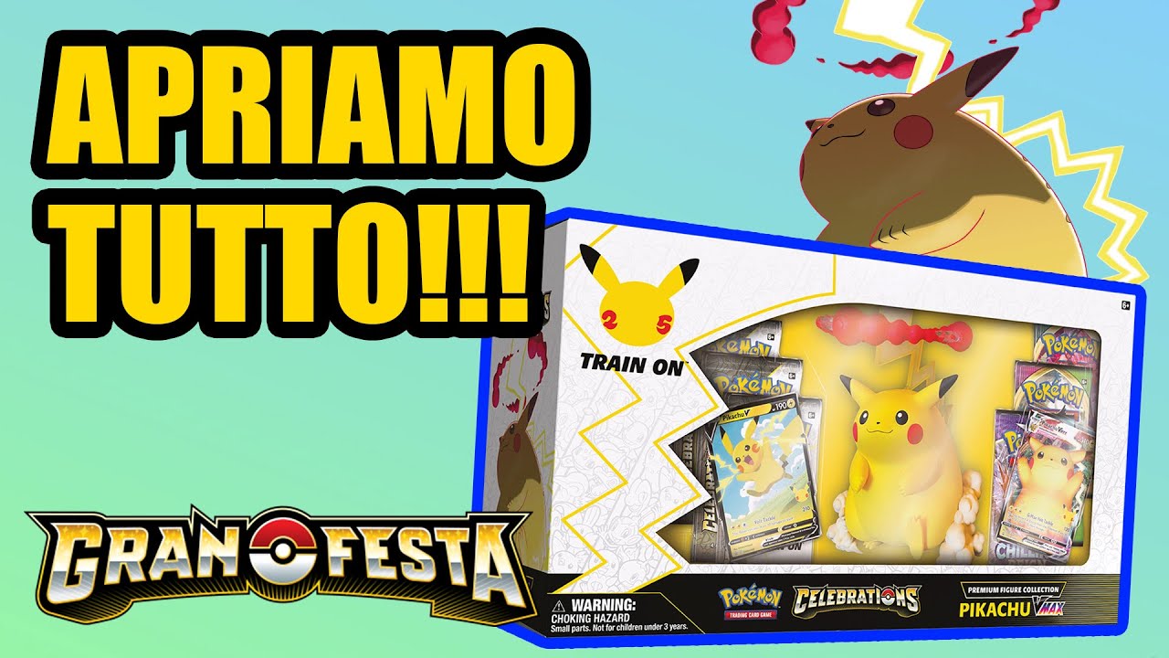 APRIAMO 600&euro; SPESI in GRAN FESTA Pok&eacute;mon! Partiamo dalla COLLECTION STATUINA di PIKACHU VMAX