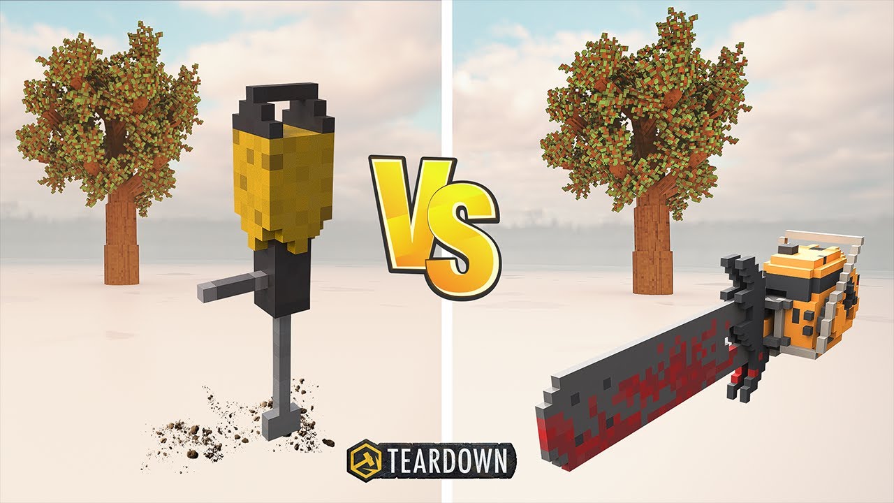 Chainsaw vs Jackhammer | Teardown