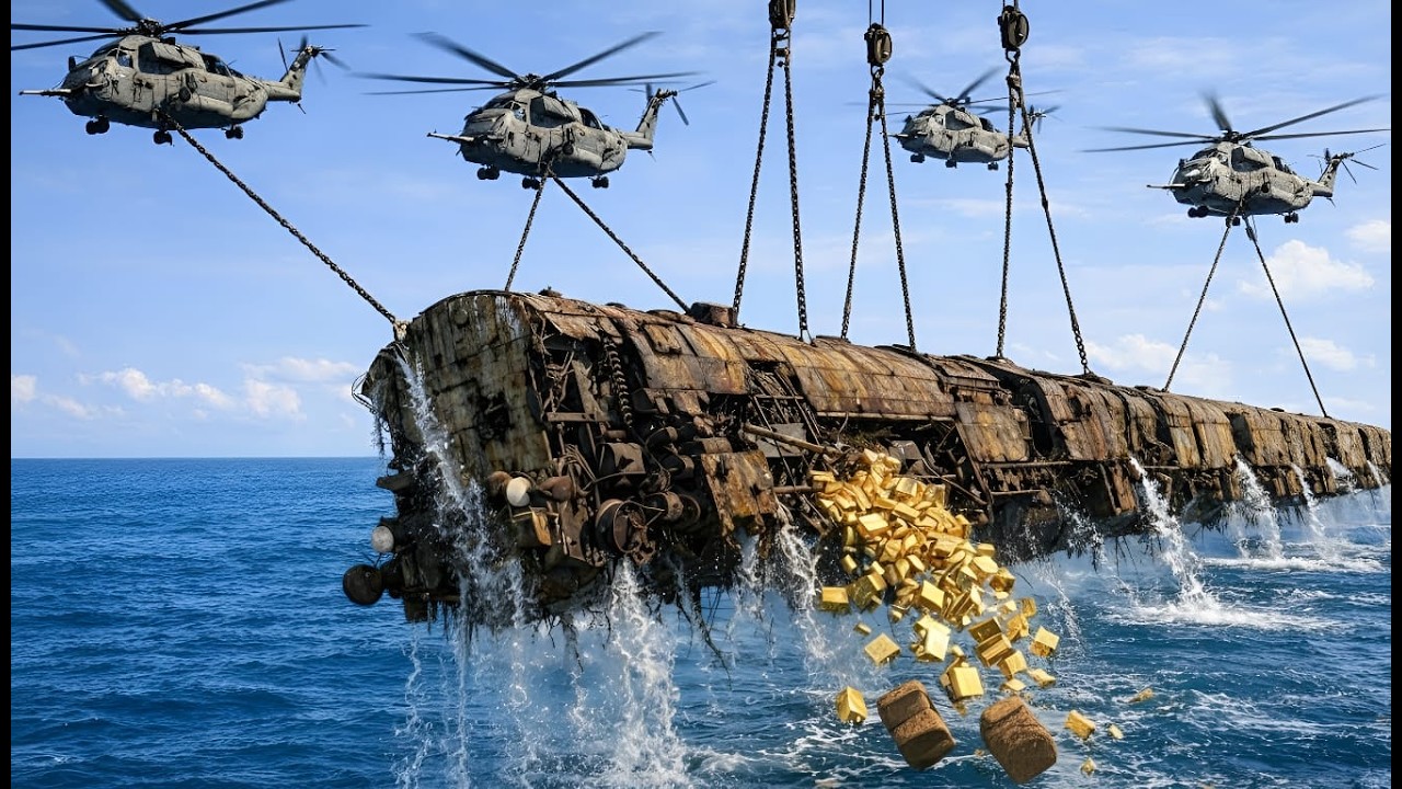 The 80-Year Deep: Restoring the Legendary 300-Ton Nazi Gold Train | ASMR Rebuild