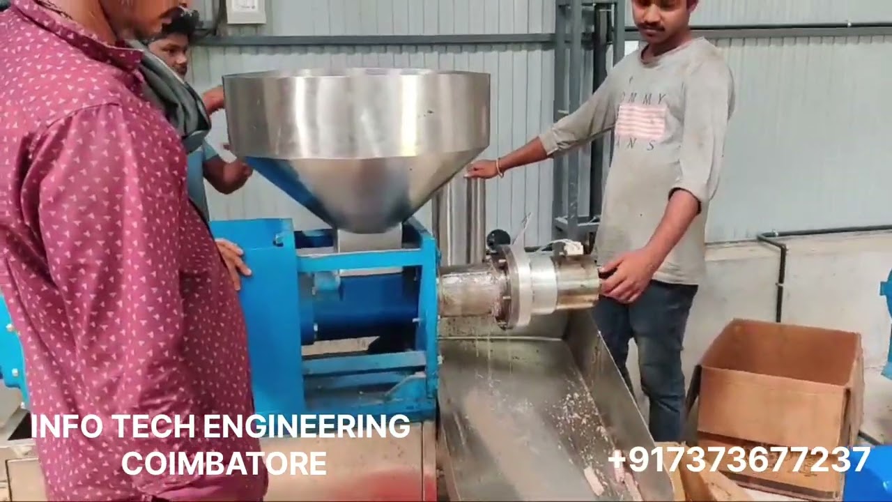 Coconut oil extraction machine #machine #streetfood #kerala #india 