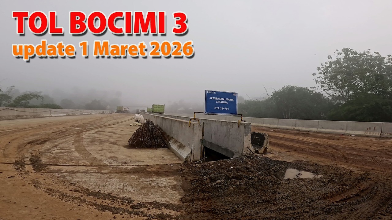 Update Tol Bocimi 3, progress pengerjaan di Cisarua