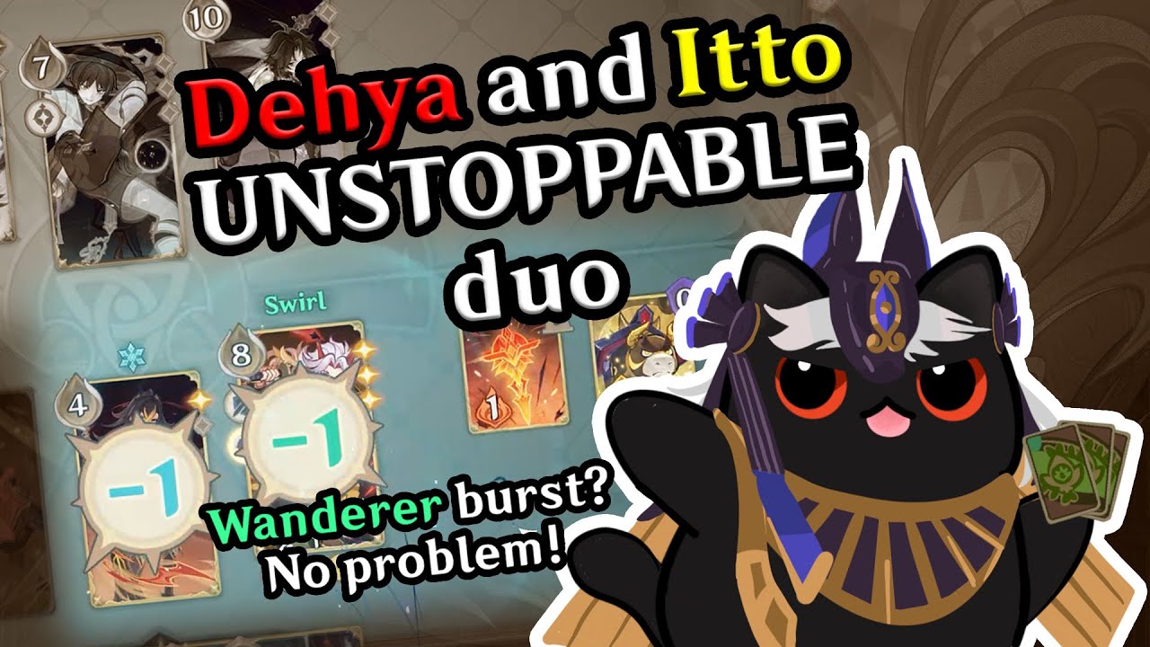 Dehya and Itto are UNSTOPPABLE | Invokation Akademy Duelist Theater | Genshin Impact TCG