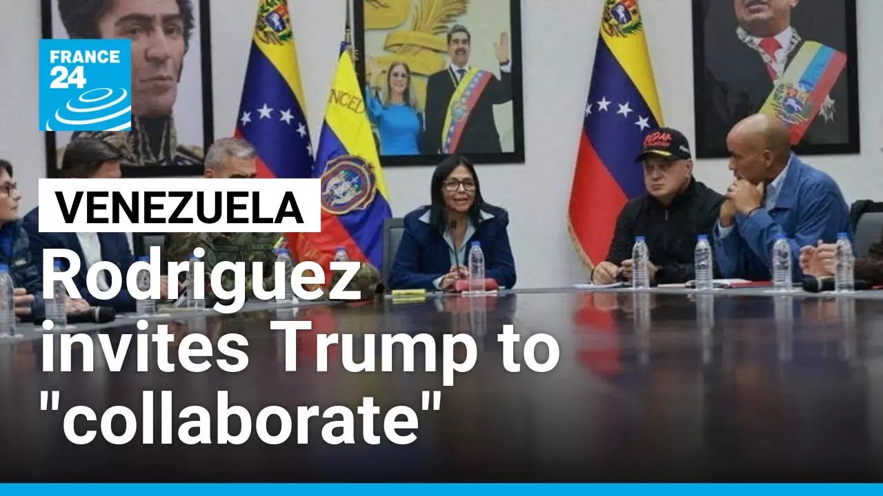 Venezuela's acting president Delcy Rodriguez invites Donald Trump to "collaborate" • FRANCE 24